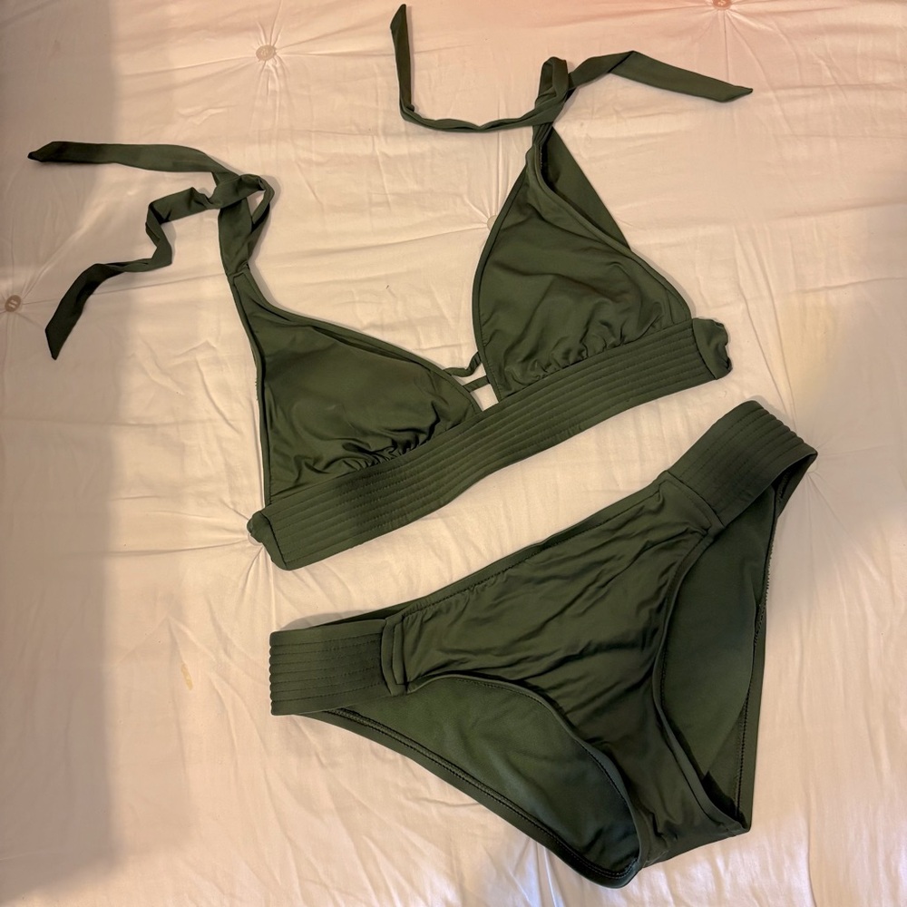 Olive Green Bikini Set by Kona Sol